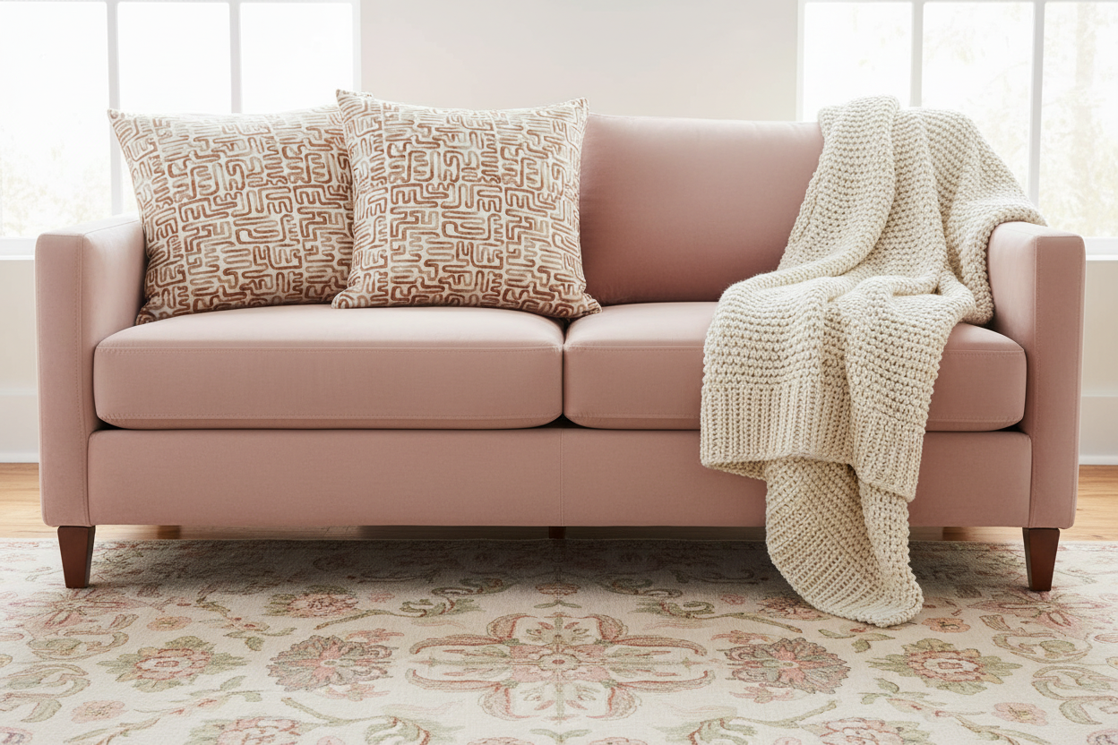 Minis Blush/Ivory  Pillow
