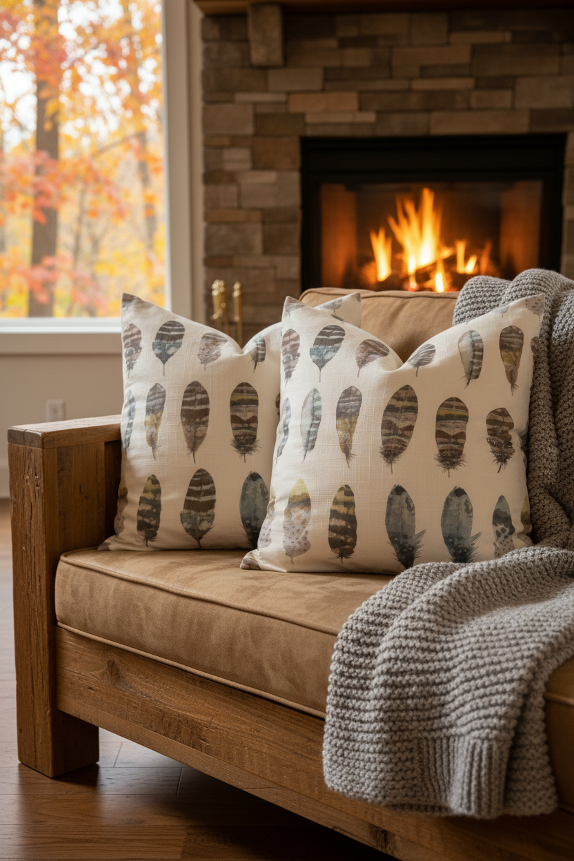Cozy Leaf Pillow