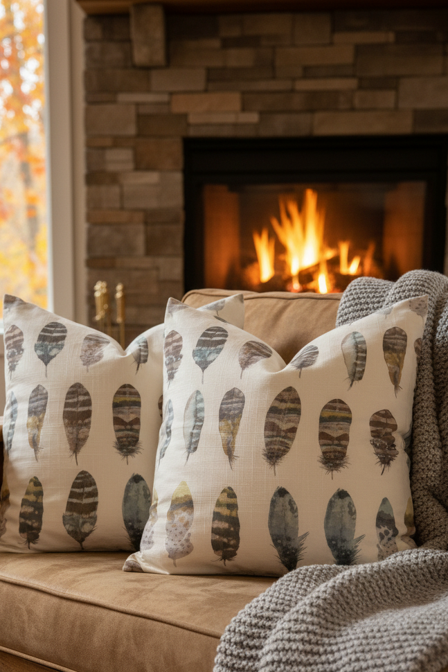 Cozy Leaf Pillow