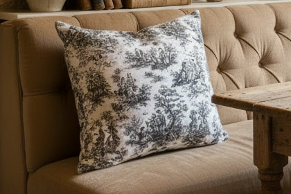 Jamestown black pillow