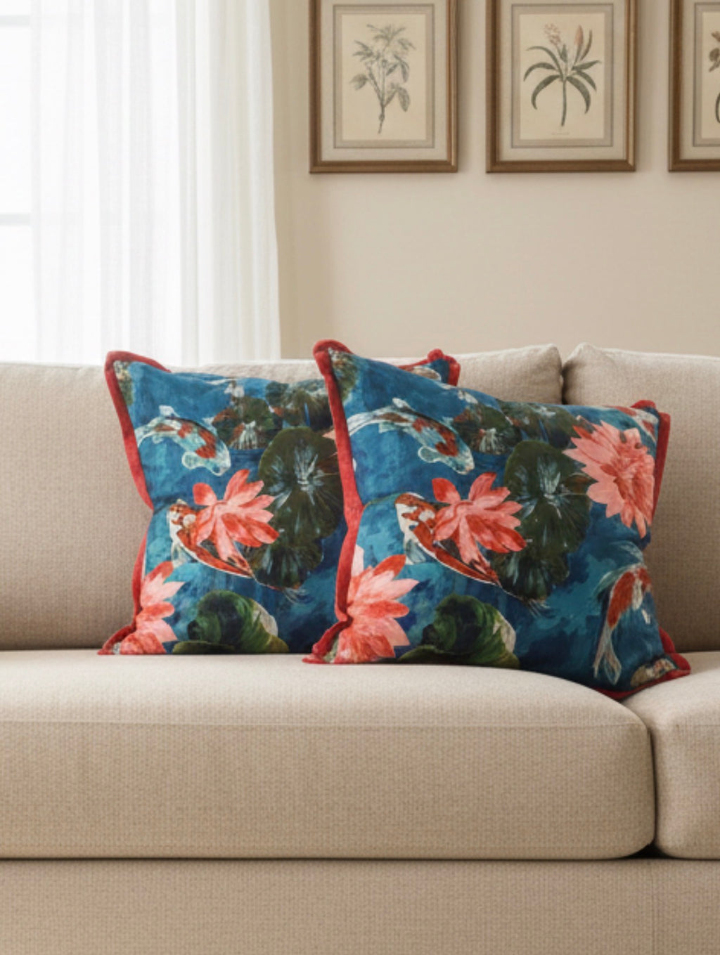 Blue Koy Decorative pillows