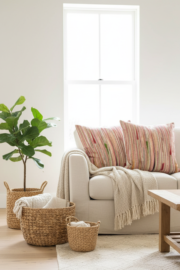 Multi Shred Thread Pillow