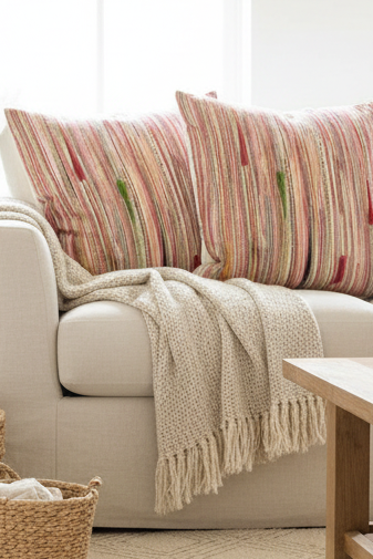 Multi Shred Thread Pillow