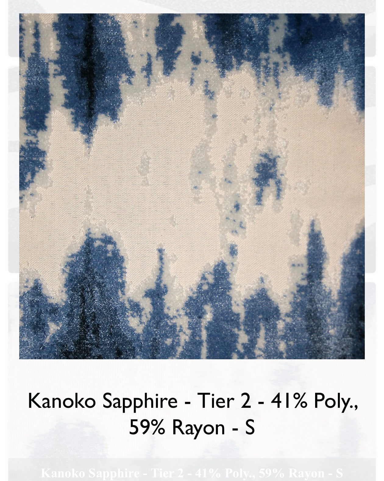 Kanoko saphire velvet pillow