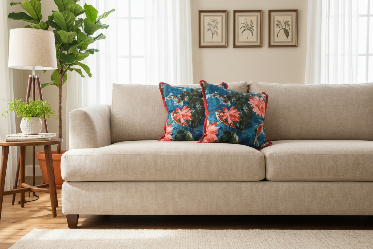 Blue Koy Decorative pillows