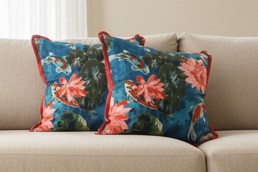 Blue Koy Decorative pillows
