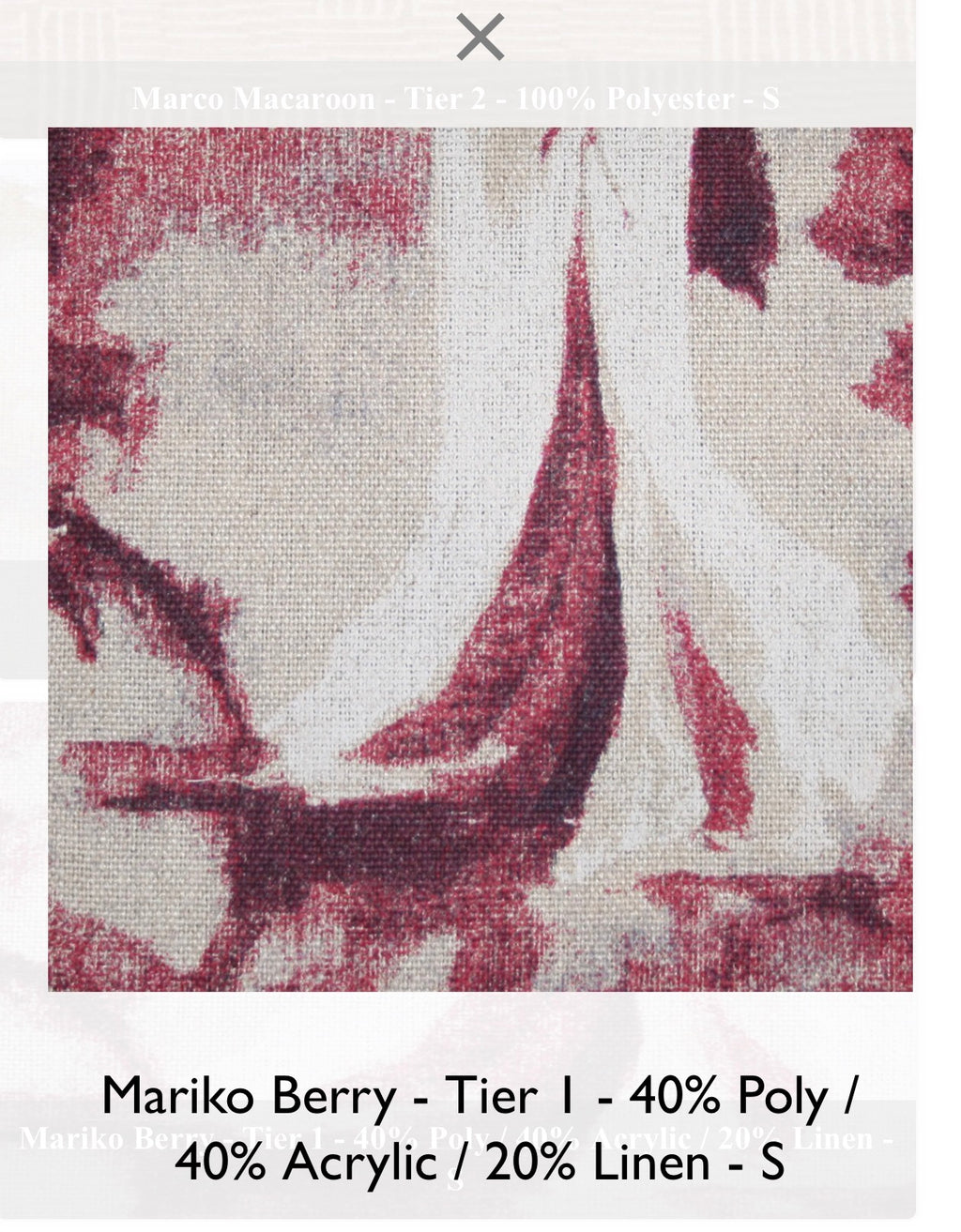 Mariko Berry Designer pillow
