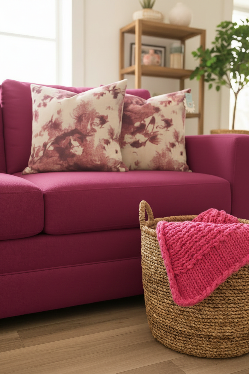 Mariko Berry Designer pillow
