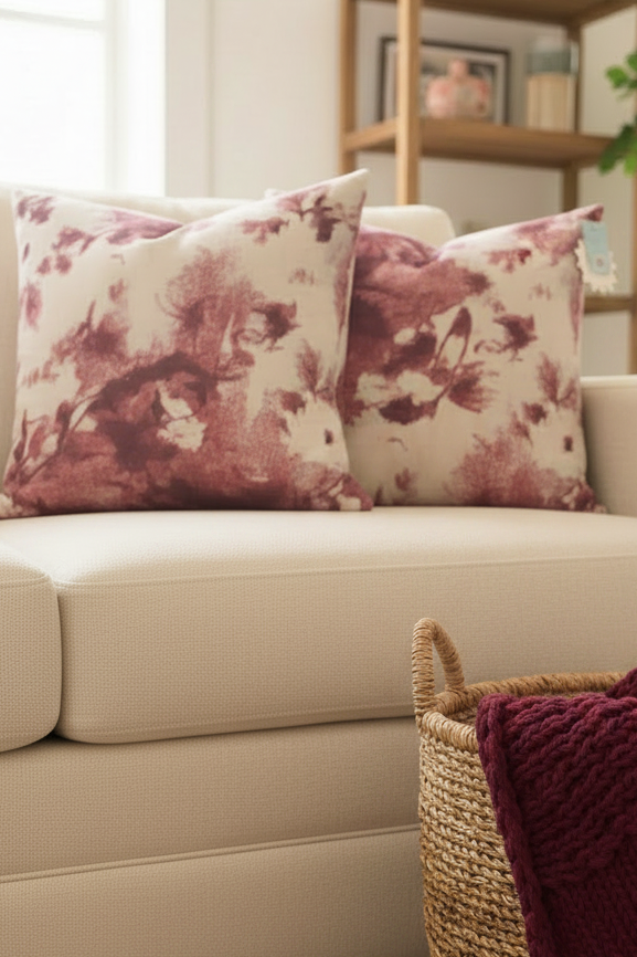 Mariko Berry Designer pillow