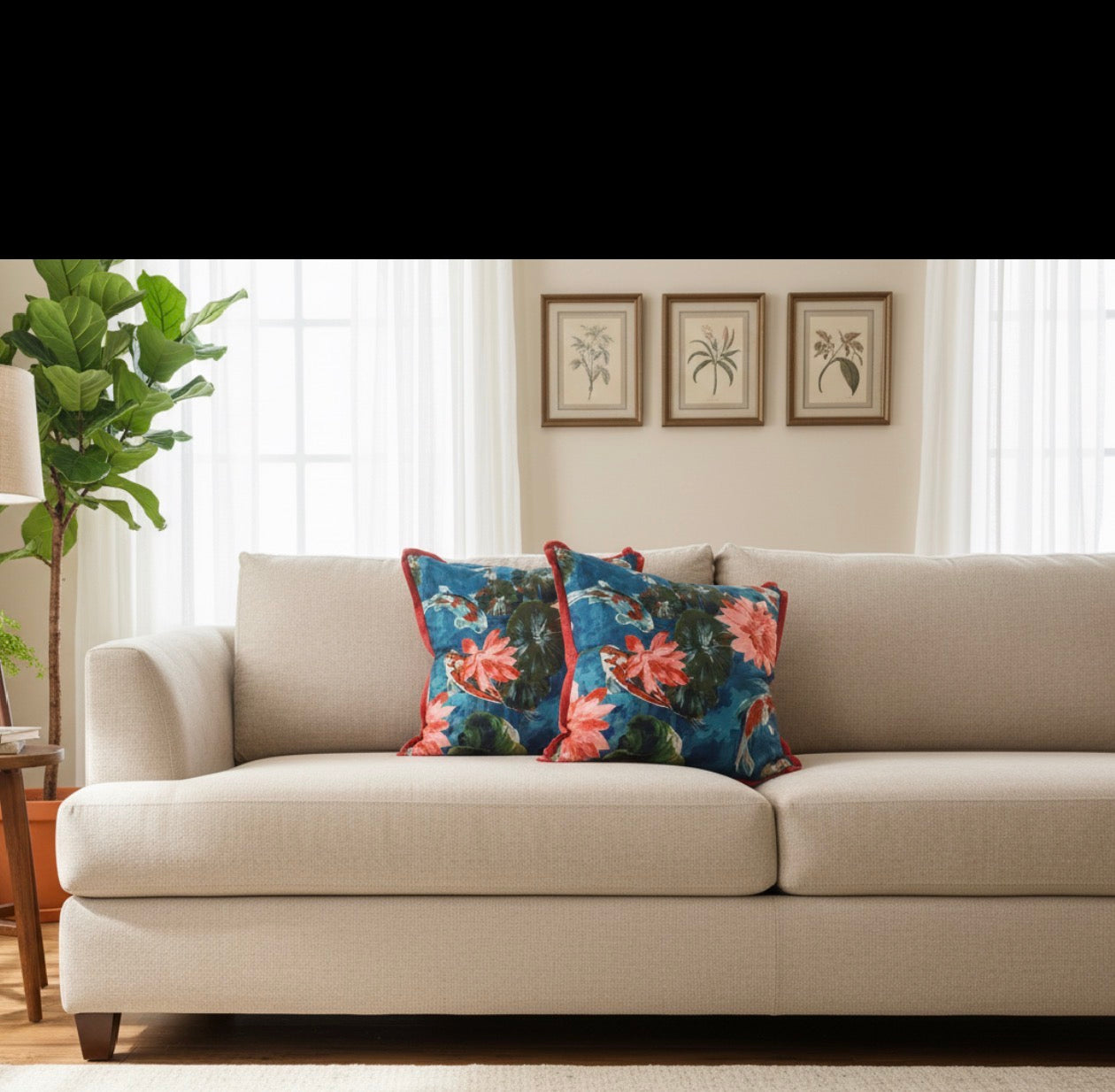 Blue Koy Decorative pillows