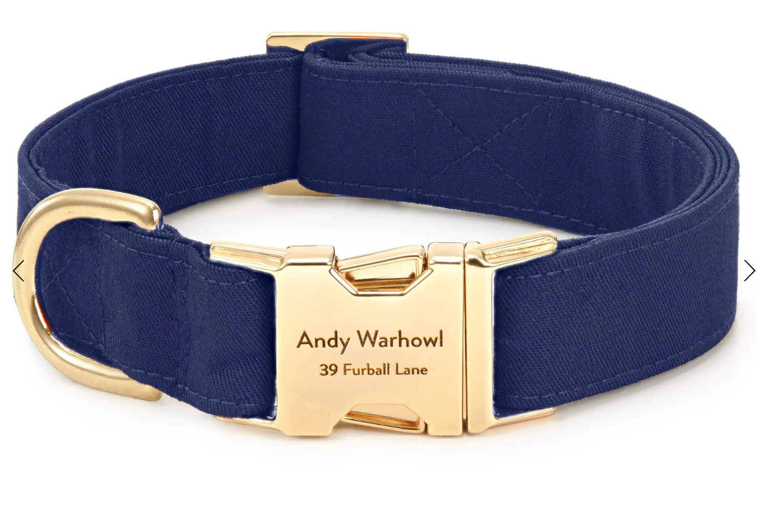 Medium Ocean Blue Dog Collar (THE FOGGY DOG)